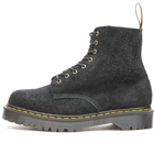 Dr. Martens Men's 1460 Pascal Bex 8 Eye Boot in Black Tufted Suede