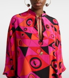 Pucci Occhi silk twill kaftan