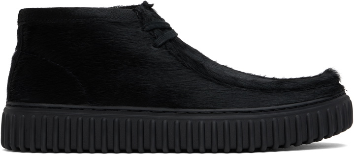 Photo: Martine Rose Black Clarks Edition Torhill Desert Boots