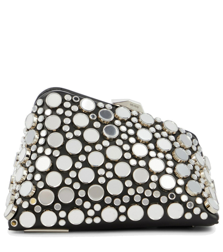 Photo: The Attico - Midnight studded leather clutch