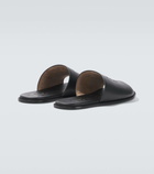 Loewe Paula's Ibiza Flex Anagram leather slides