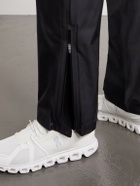 Satisfy - Straight-Leg Pertex® 3L Rain Logo-Appliquéd Recycled-Ripstop Trousers - Black