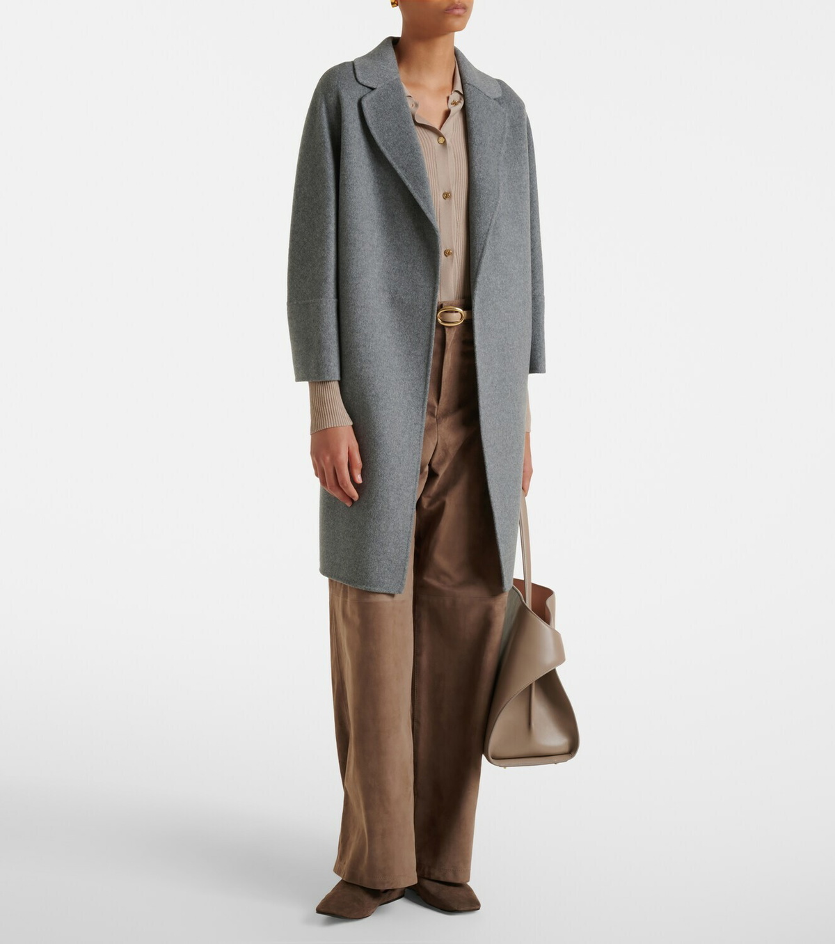 'S Max Mara Virgin wool wrap coat