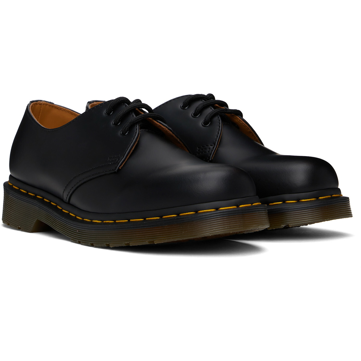 Dr. Martens Black 1461 Smooth Leather Oxford Derbys