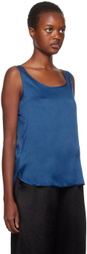 Max Mara Leisure Blue Pan Tank Top