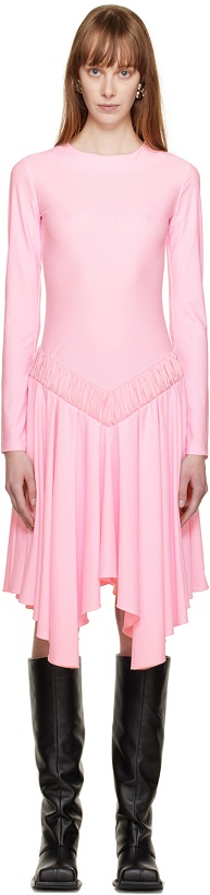 Photo: FIDAN NOVRUZOVA SSENSE Exclusive Pink Tutu Midi Dress