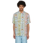 Versace Jeans Couture Blue and Multicolor Tuileries Shirt