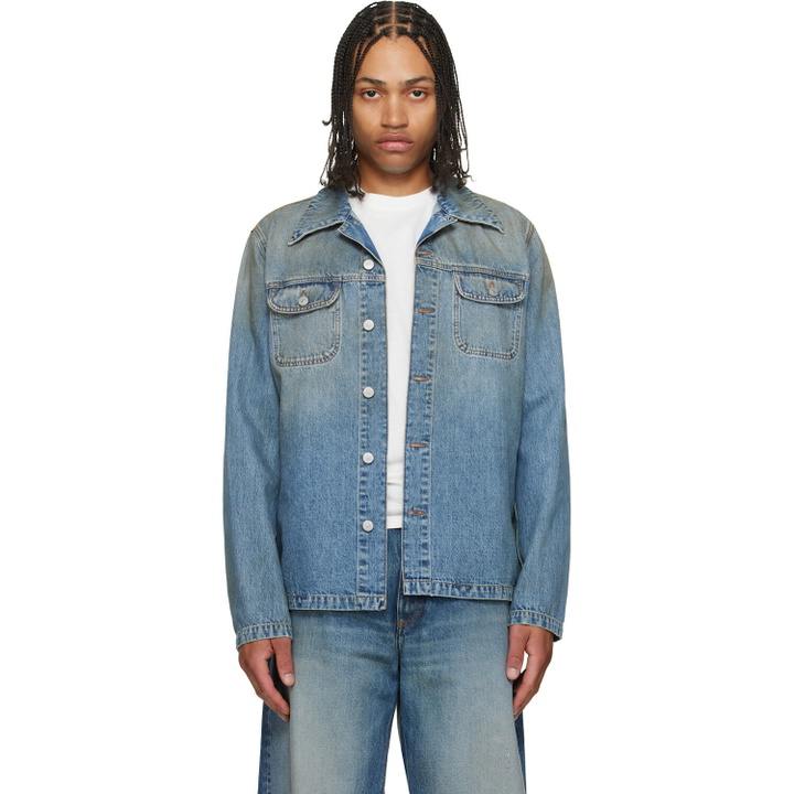 Photo: MM6 Maison Margiela Blue Denim Trucker Jacket