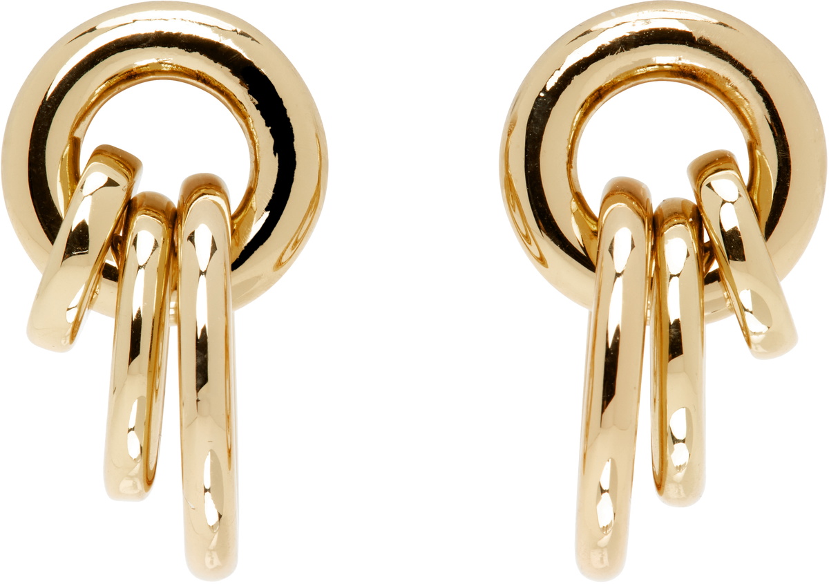 Laura Lombardi Gold Aria Earrings