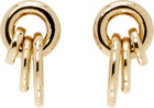 Laura Lombardi Gold Aria Earrings