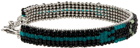 Isabel Marant Silver & Multicolor Ikat Beaded Bracelet