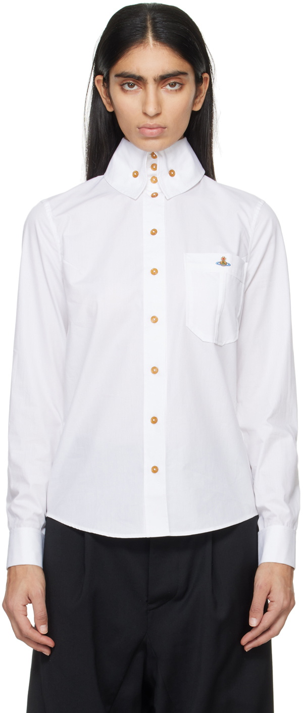 womens white vivienne westwood shirt