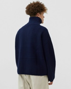 Axel Arigato Team Halfzip Sweater Blue - Mens - Pullovers