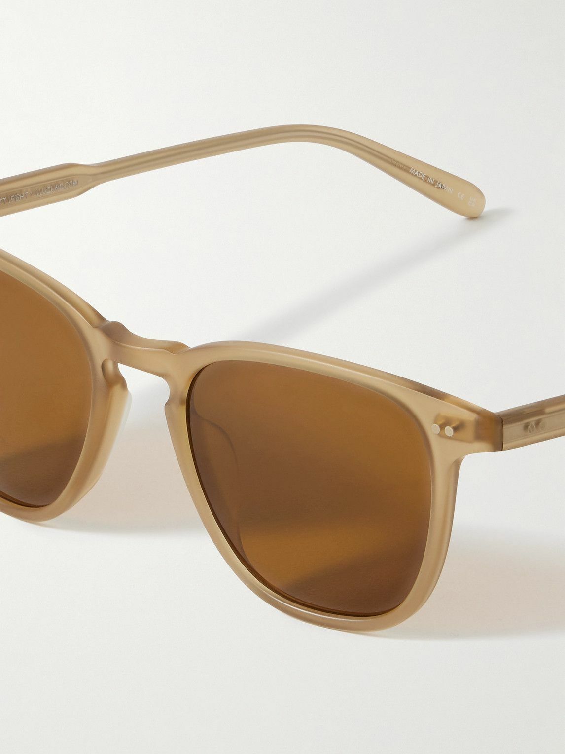 Garrett Leight California Optical - JJJJound Brooks 47 Round-Frame Acetate Sunglasses