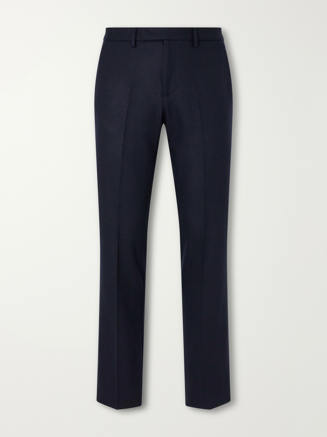 Sunspel - Straight-Leg Wool Trousers - Blue