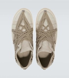 Rick Owens Megalace suede sneakers