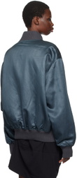 Vivienne Westwood Gray Bernardo Bomber Jacket