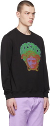 Versace Black Psychedelic Music Sweatshirt