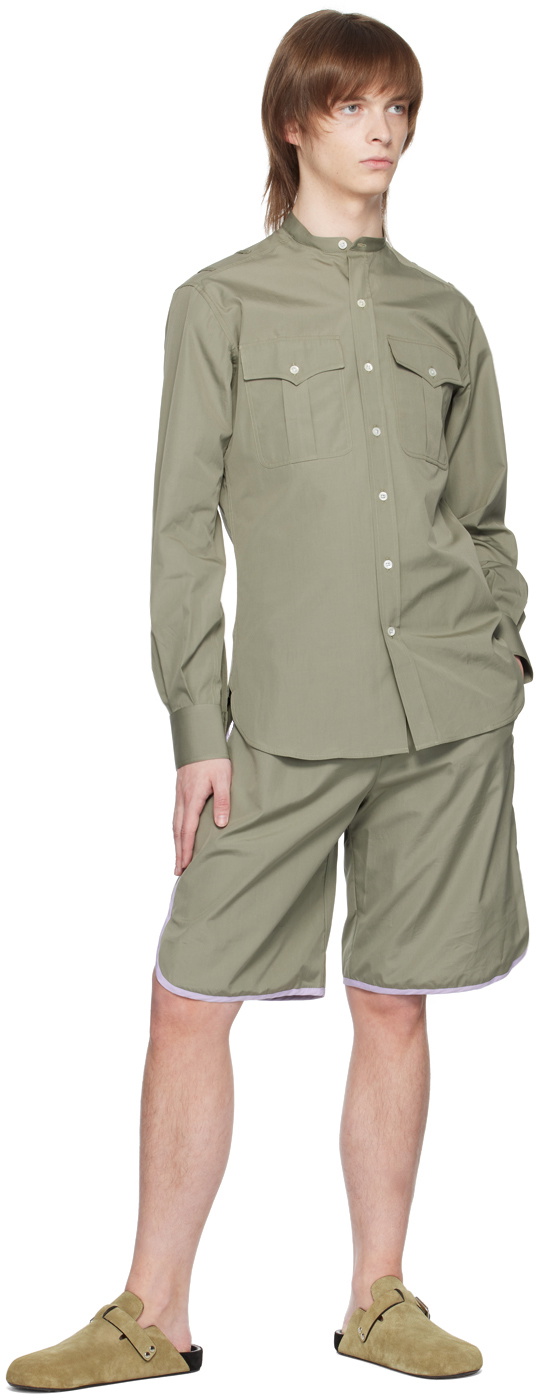 Sébline Khaki Safari Shirt