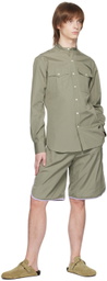 Sébline Khaki Safari Shirt