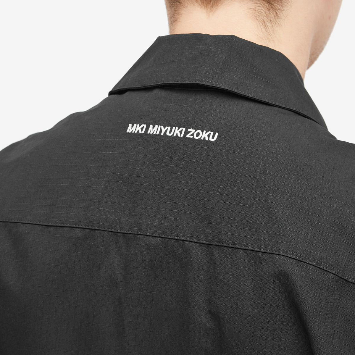 MKI Men's Ripstop Cargo Jacket in Black MKI Miyuki-Zoku