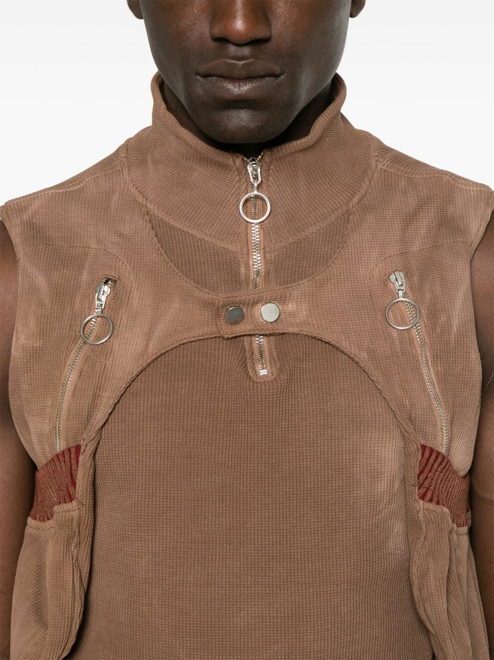 Charlie Constantinou High-Neck Vest