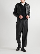 Nili Lotan - Walker Wool-Blend Flannel Drawstring Trousers - Gray