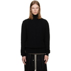 Rick Owens Black Tower Turtleneck