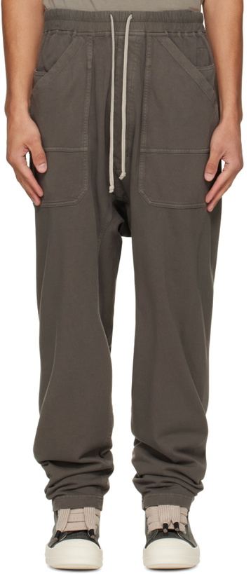 Photo: Rick Owens DRKSHDW Gray Tower Classic Drawstring Cargo Pants