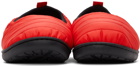 SUBU Red Quilted Packable Slippers