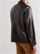 Séfr - Francis Vegan Leather Jacket - Brown