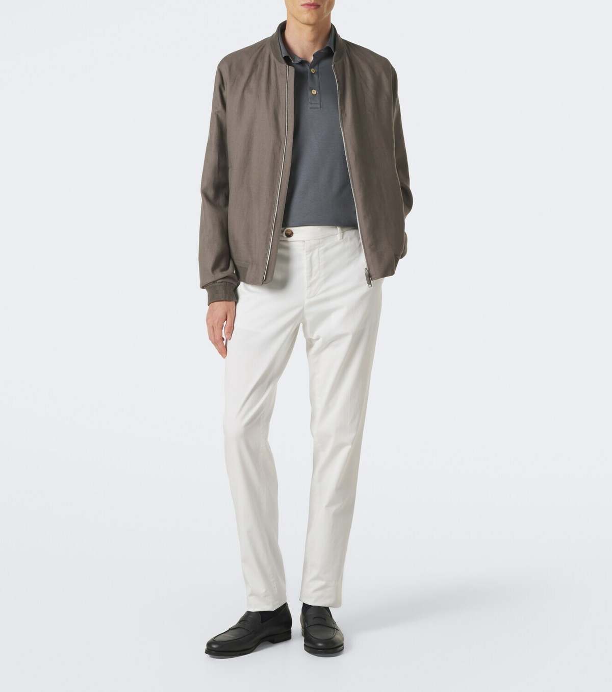 Kiton Cotton jersey polo shirt