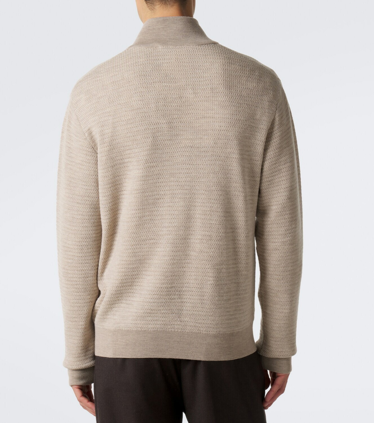 Frescobol Carioca Heitor wool half-zip sweater