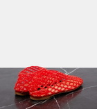 The Row Mara fishnet PVC ballet flats