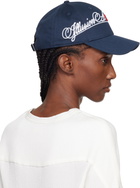 Stefan Cooke Navy Monogram Cap