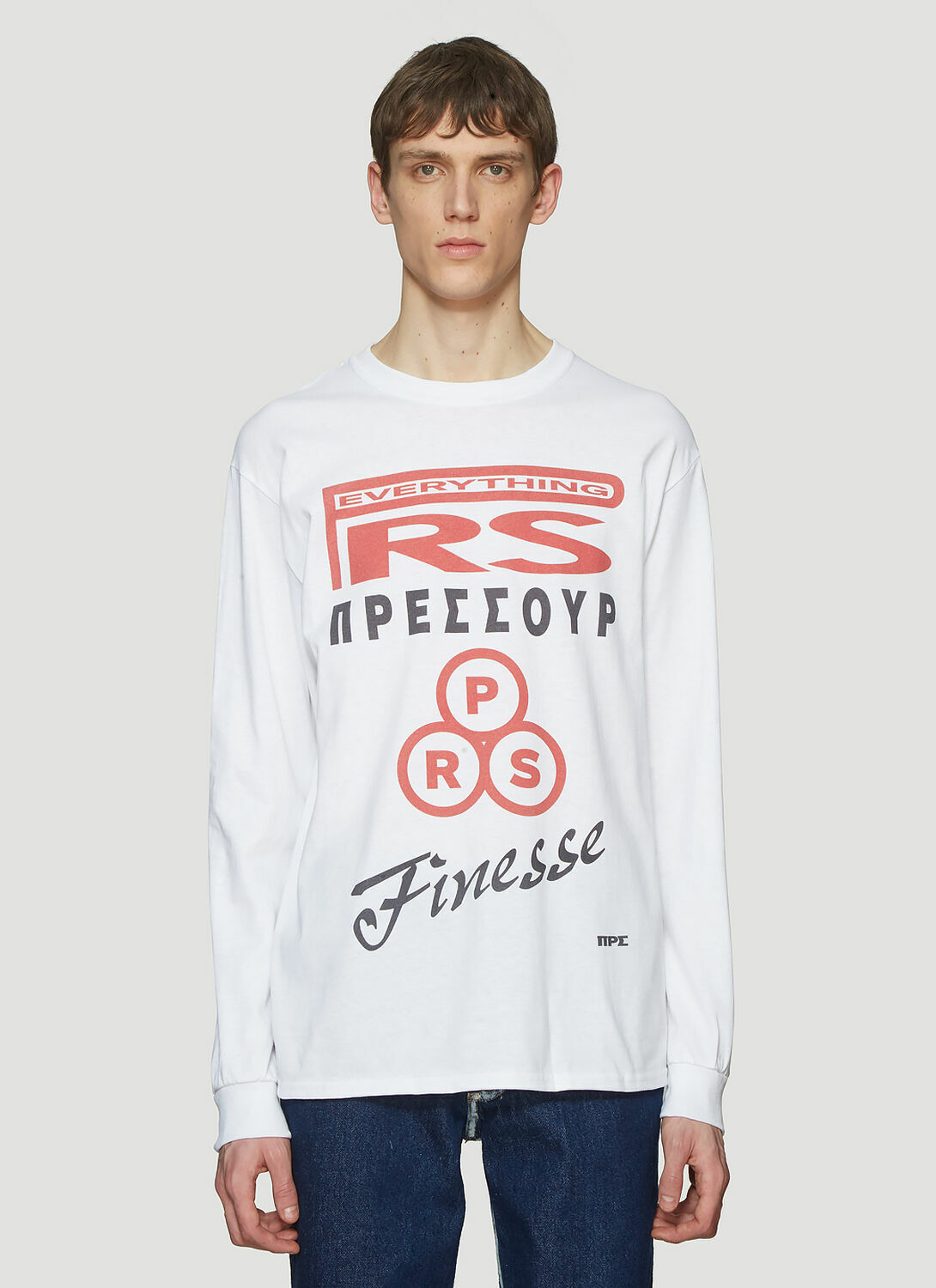 Pressure Logo Motif T-Shirt