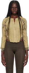 KNWLS Tan GFRC Denim Jacket