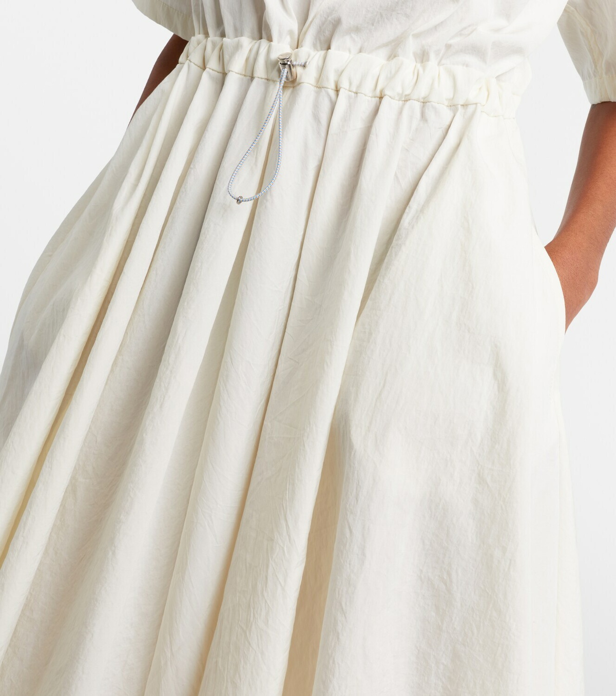 Prada Cotton-blend polo dress