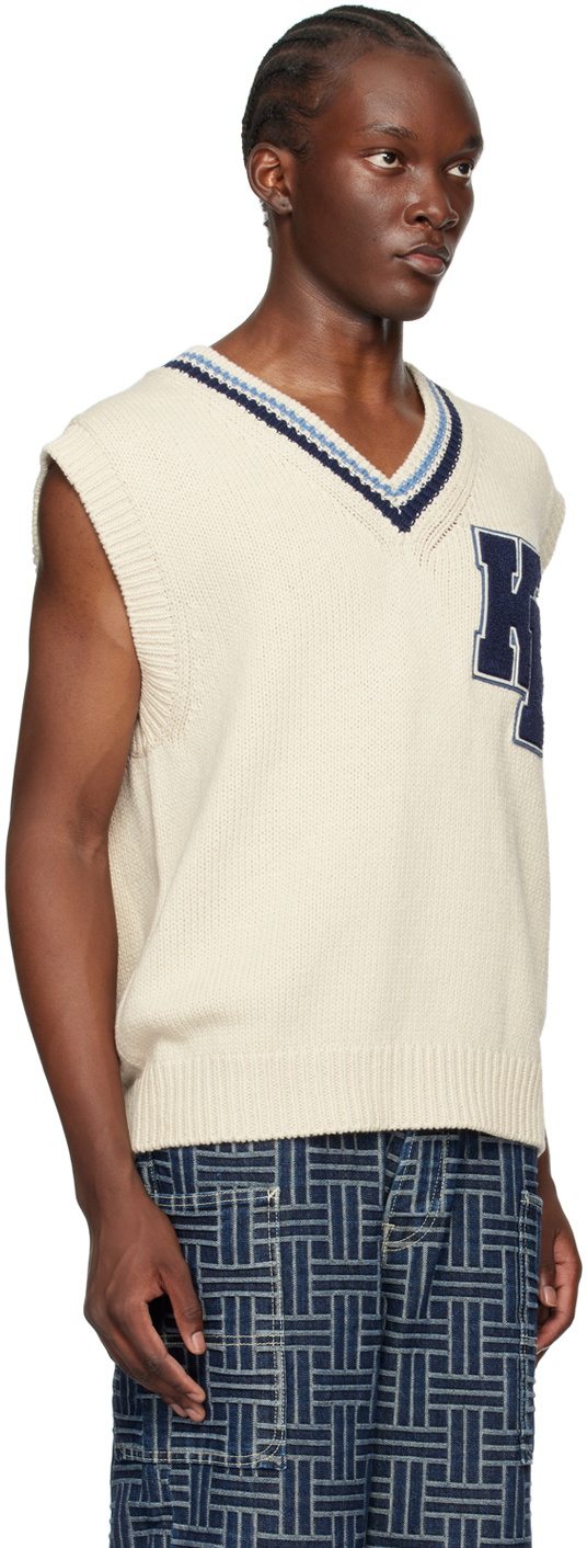 Kenzo Off-White Kenzo Paris Varsity Vest Kenzo