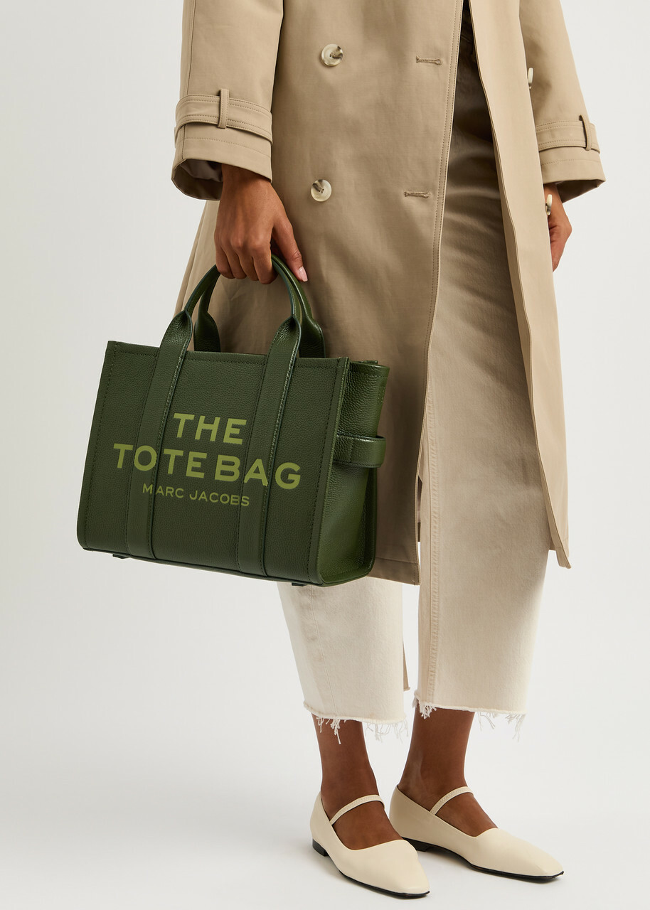 Marc Jacobs The Tote Medium Leather Tote - Khaki - One Size