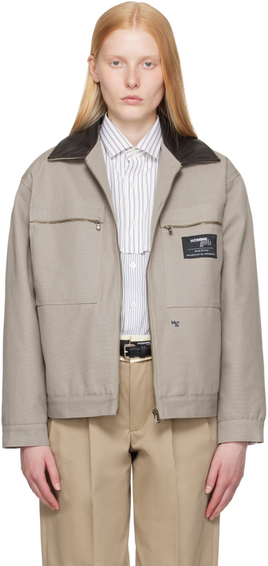 Photo: HommeGirls Gray Work Jacket