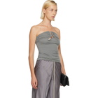 Rick Owens Gray Alannah Prong Bustier Top