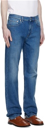 Burberry Blue Monogram Jeans