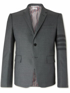 Thom Browne - Slim-Fit Striped Wool-Blend Blazer - Gray