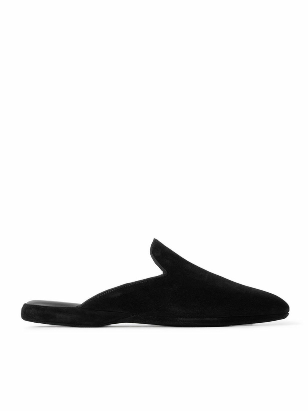 Photo: Rubinacci - Comfort Velvet Slippers - Black