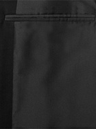 The Row - Eligio Grain de Poudre Wool Blazer - Black