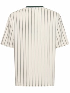 NEW ERA - New Era Pinstriped Cotton T-shirt