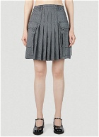 rokh - Pleated Skirt in Grey