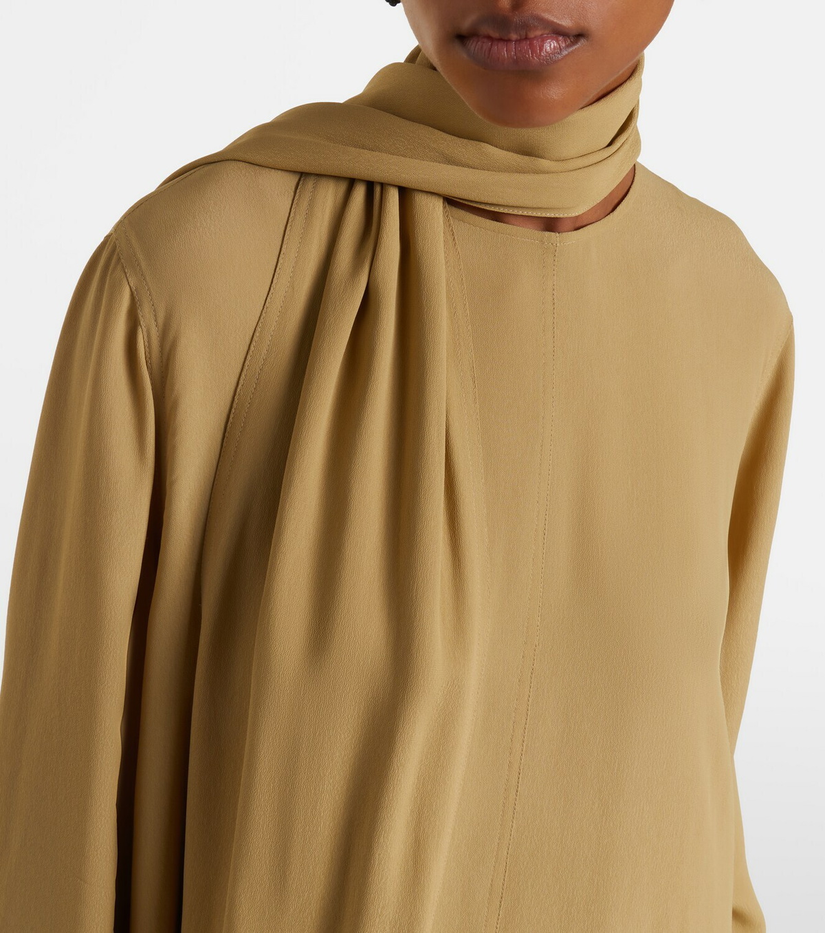 Toteme Scarf-detail blouse