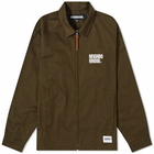 Neighborhood Men's Zip Work Jacket in Olive Drab